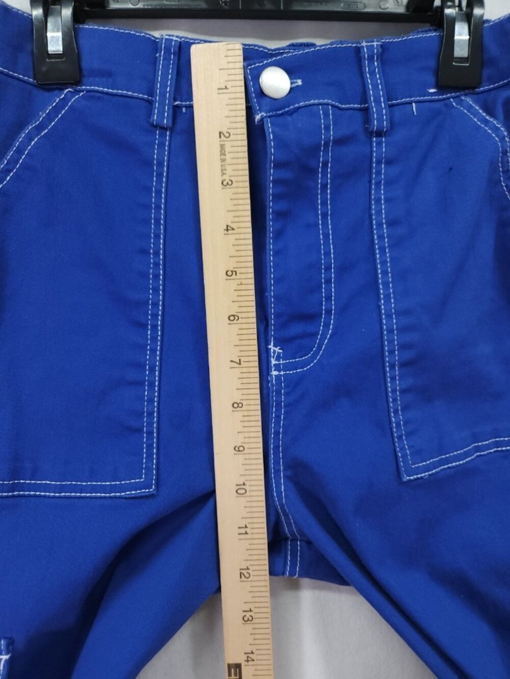 Rachel Paige Cargo Pants Womens Medium (25x29) Contrast Stitch Wide Leg Utility - Picture 4 of 13